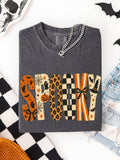 Retro Spooky Halloween Comfort Colors Graphic Tee