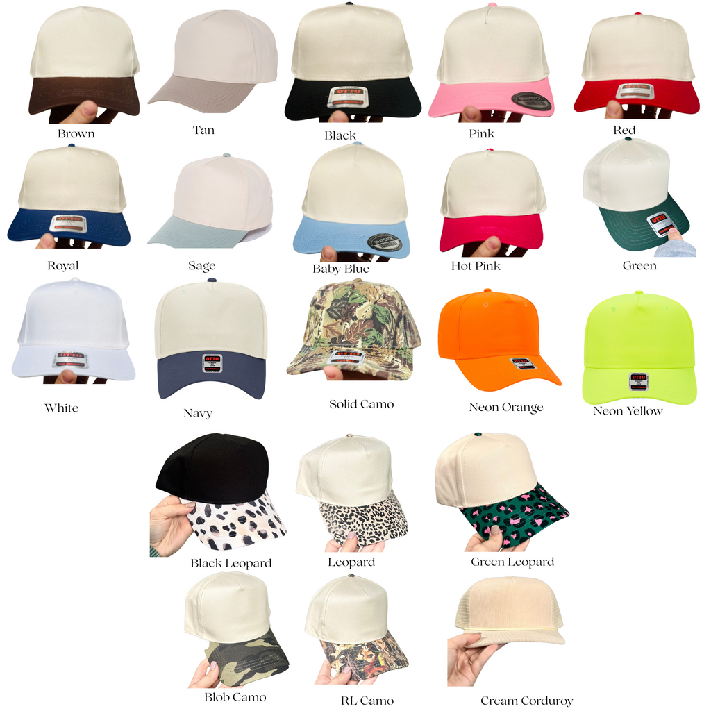 Cherry Bow Embroidered Hat