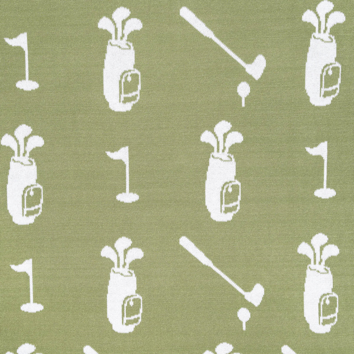 Golf Jacquard Knit Baby Blanket